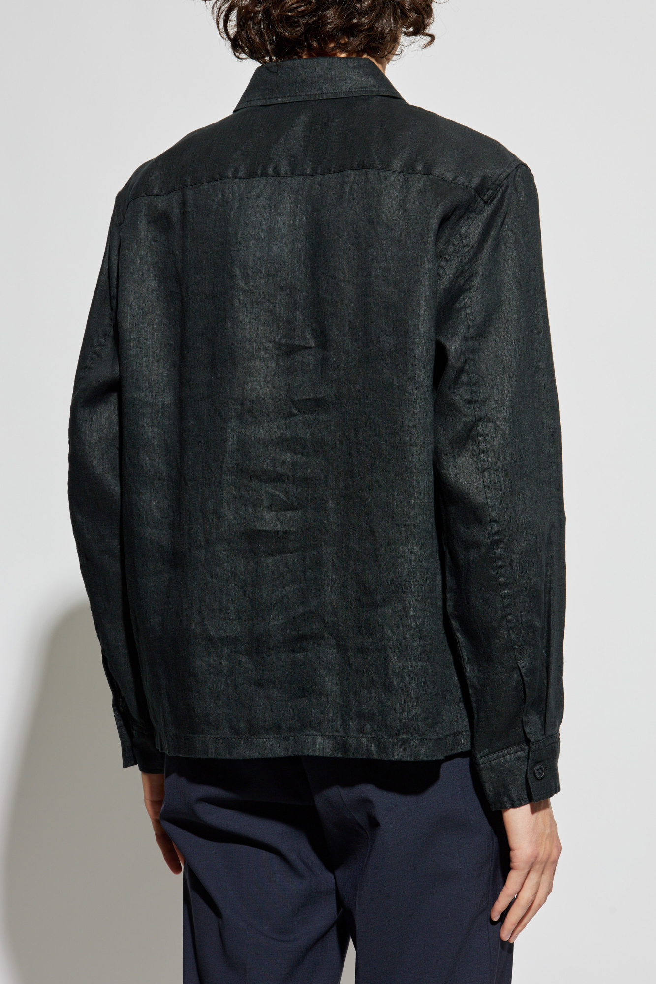 【YOURNUS】Commerce Linen Pocket Shirt 61ruJfKgw-L.jpg